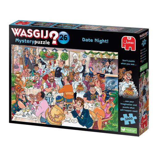 Picture of Puzzle Wasgij Retro Mystery 26 Date Night 1000 Pieces